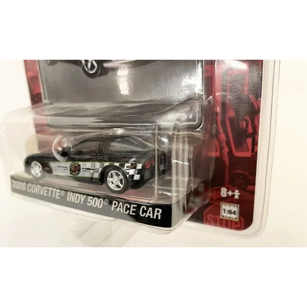 NEW 2008 CORVERTTE Collection INDY 500 PACE Die Cast Car 1:64 Greenlight SE Blac